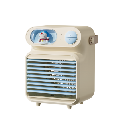 QUẠT DORAEMON DESKTOP WATER COOLING FAN WHITE